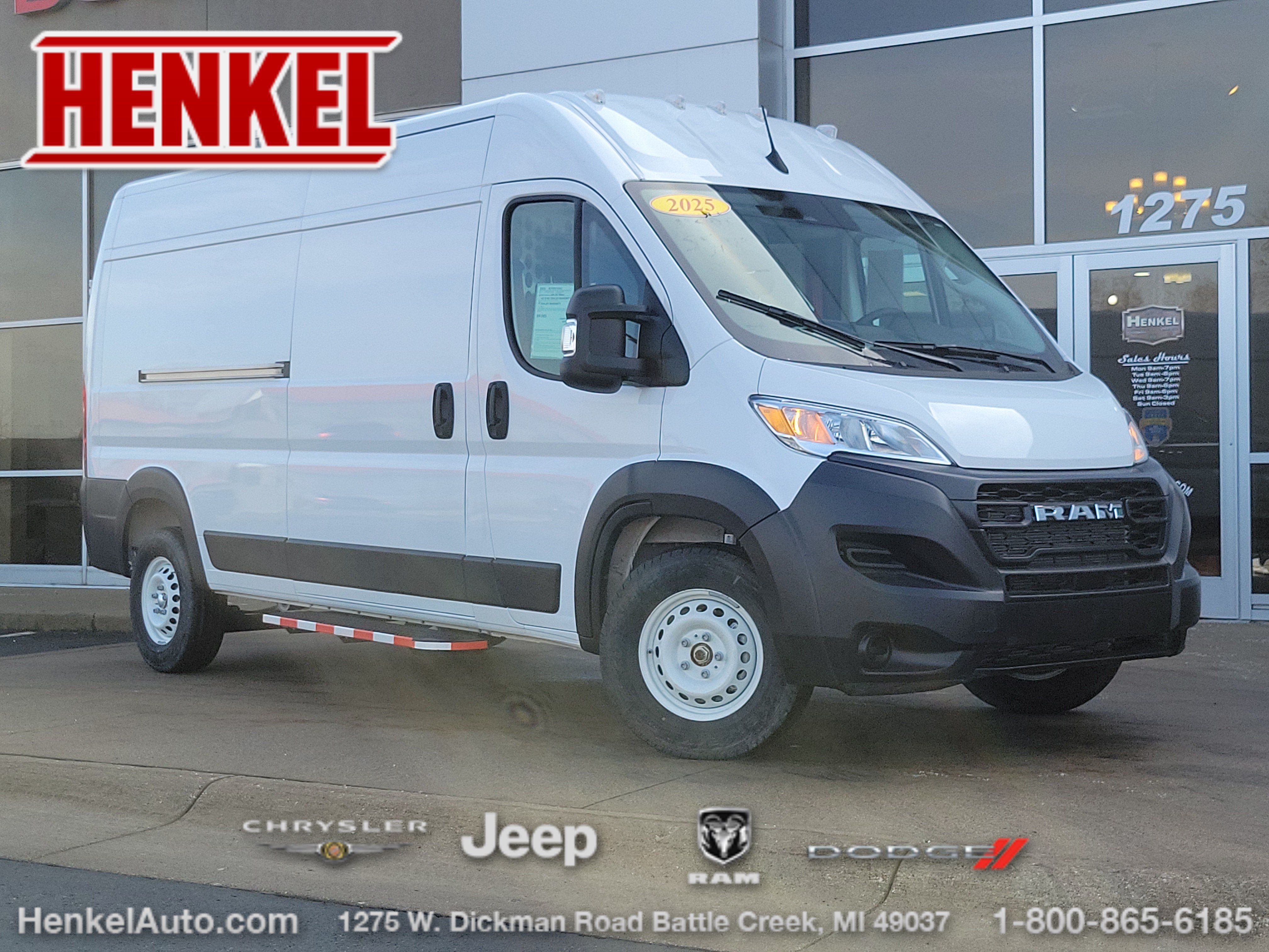 Used 2025 RAM ProMaster 2500 w/ Cold Weather Group FWD image 1