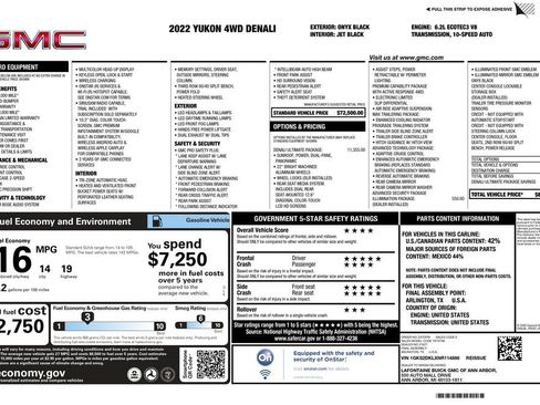 Used 2022 GMC Yukon Denali w/ Denali Ultimate Package image 3