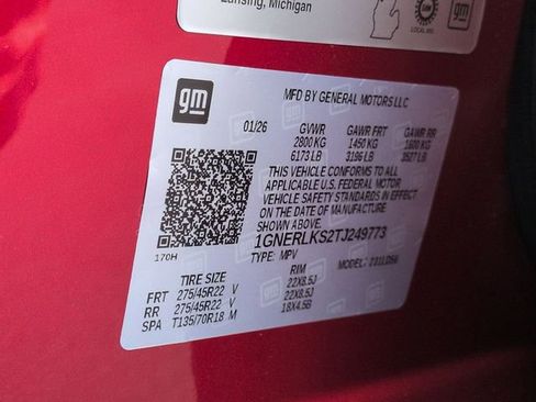 New 2026 Chevrolet Traverse RS w/ LPO, Floor Liner Package image 32