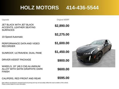 Certified 2024 Cadillac CT5 V Blackwing w/ Driver Assist Package RWD image 5