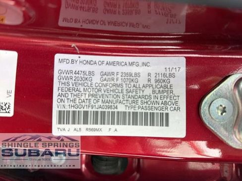 Used 2018 Honda Accord Touring image 62