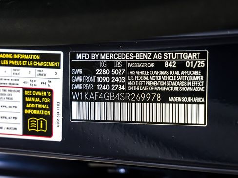 Certified 2025 Mercedes-Benz C 300 C 300 Sedan image 25