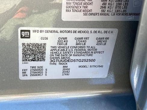 New 2026 GMC Sierra 1500 SLT w/ SLT Premium Plus Package AWD/4WD image 33