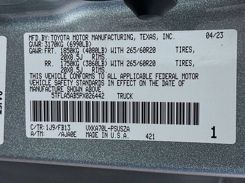 Used 2023 Toyota Tundra SR5 RWD image 31