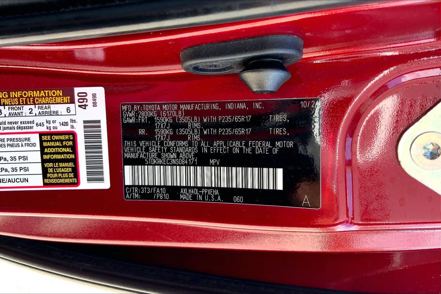 Used 2022 Toyota Sienna LE FWD image 36