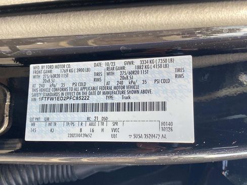 Certified 2023 Ford F150 King Ranch w/ Equipment Group 601A High AWD/4WD image 23