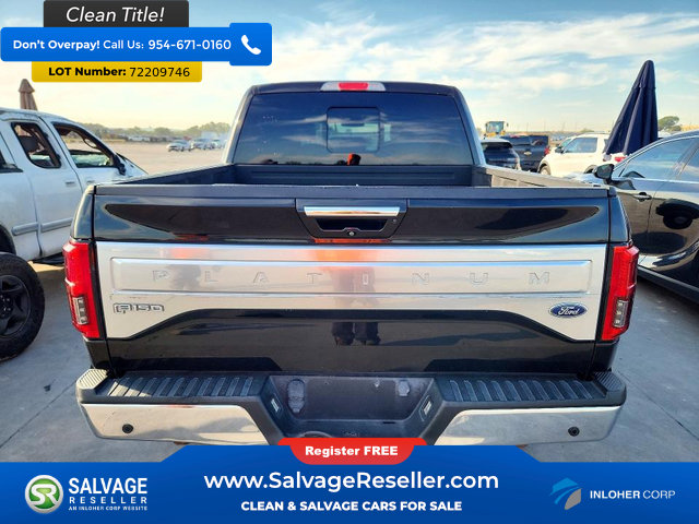 Used 2015 Ford F150 Platinum w/ Equipment Group 701A Luxury AWD/4WD image 8