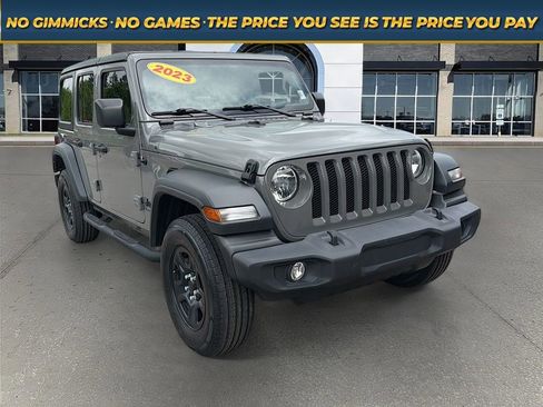 Used 2023 Jeep Wrangler Unlimited Sport AWD/4WD image 1