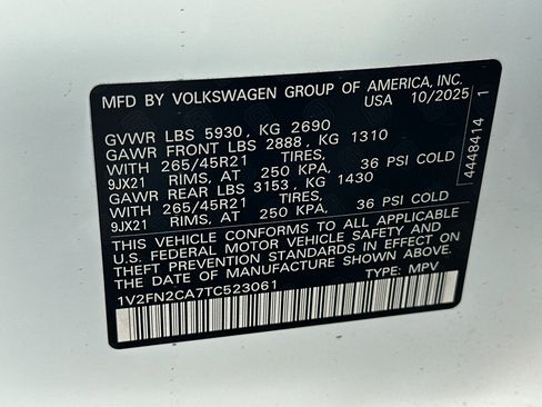New 2026 Volkswagen Atlas SEL Premium R-Line AWD/4WD image 29