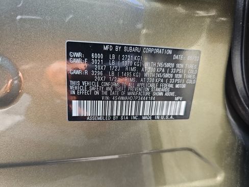 Used 2023 Subaru Ascent Onyx Edition AWD/4WD image 16