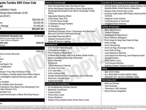 Used 2024 Toyota Tundra SR5 w/ SR5 Convenience Package image 15