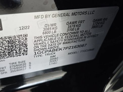 Certified 2023 Chevrolet Silverado 1500 Custom w/ Rally Edition RWD image 33