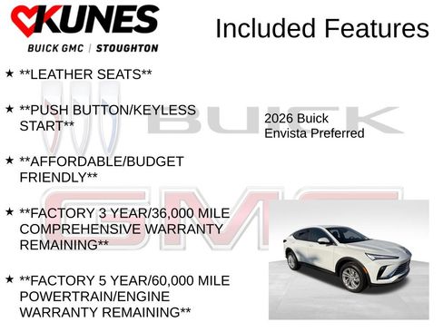 New 2026 Buick Envista Preferred w/ Convenience I Package image 3