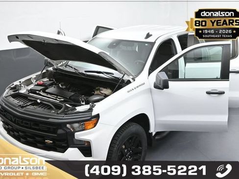 Used 2024 Chevrolet Silverado 1500 Custom w/ Turbomax Blackout Package AWD/4WD image 26
