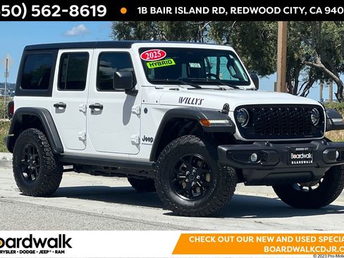 Used 2025 Jeep Wrangler Unlimited Sport S 4xe AWD/4WD image 1
