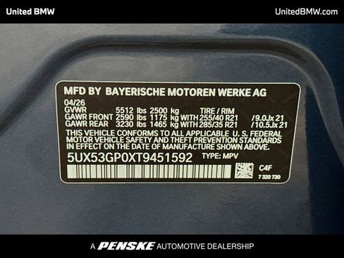 New 2026 BMW X3 xDrive30 w/ Premium Package AWD/4WD image 15