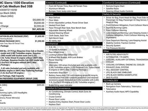 New 2026 GMC Sierra 1500 Elevation w/ LPO, Elevation Black Package image 5