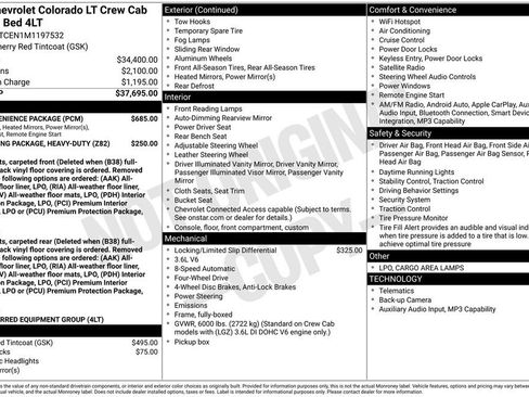 Used 2021 Chevrolet Colorado LT w/ LT Convenience Package AWD/4WD image 11