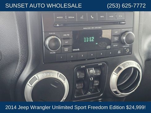 Used 2014 Jeep Wrangler Unlimited Sport AWD/4WD image 30