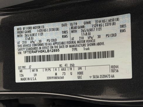 Used 2019 Ford Ranger XLT w/ Equipment Group 302A Luxury AWD/4WD image 24