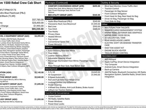 Used 2023 RAM 1500 Rebel w/ Rebel Level 2 Equipment Group image 5
