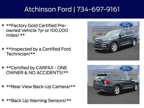 Certified 2023 Ford Explorer XLT w/ Equipment Group 202A image 4