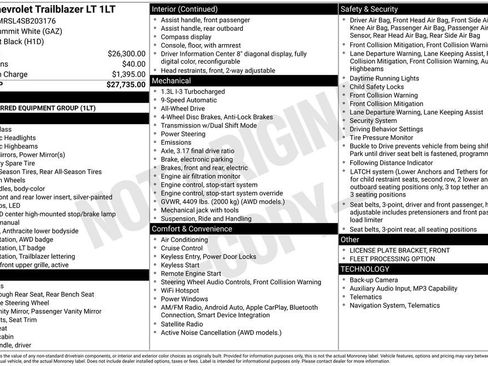Used 2025 Chevrolet TrailBlazer LT image 40