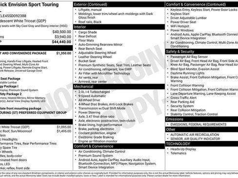 New 2025 Buick Envision Sport Touring image 45
