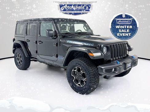 Used 2023 Jeep Wrangler Unlimited Rubicon 4xe w/ Cold Weather Group image 1