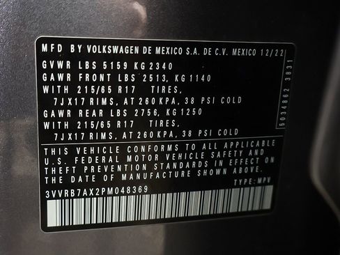 Used 2023 Volkswagen Tiguan S image 50