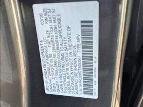 New 2026 Honda Odyssey EX-L image 18