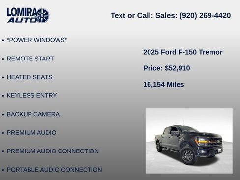 Used 2025 Ford F150 Tremor AWD/4WD image 14