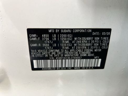 Used 2020 Subaru Outback Premium AWD/4WD image 27
