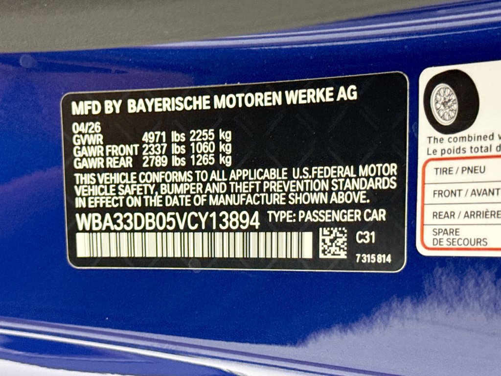 New 2027 BMW 430i Convertible w/ M Sport Package RWD image 30
