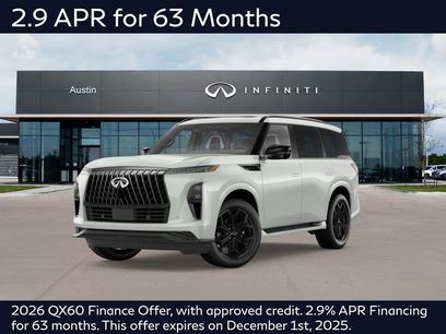 New 2026 INFINITI QX80 4WD w/ Sport Exterior Package