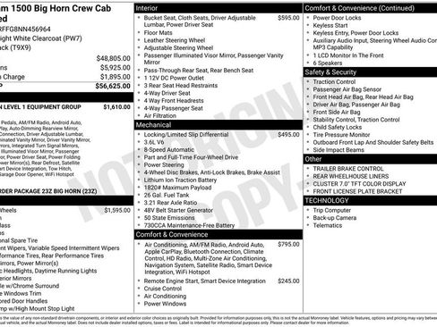 Used 2022 RAM 1500 Big Horn AWD/4WD image 35