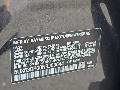 Used 2022 BMW X3 xDrive30i w/ Premium Package image 25