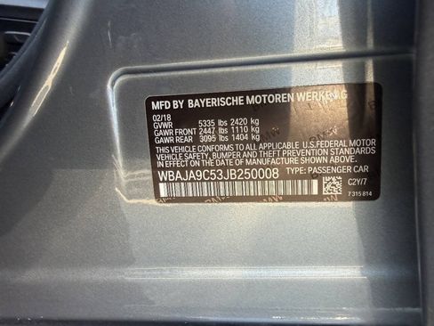 Used 2018 BMW 530e RWD image 24