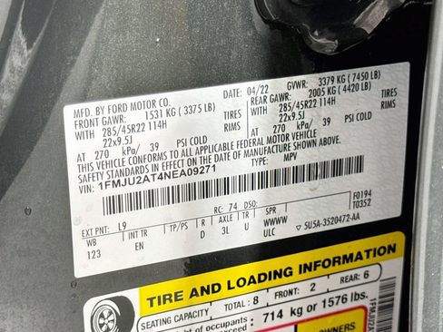 Used 2022 Ford Expedition Limited AWD/4WD image 54