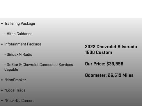 Used 2022 Chevrolet Silverado 1500 Custom w/ Rally Edition AWD/4WD image 29