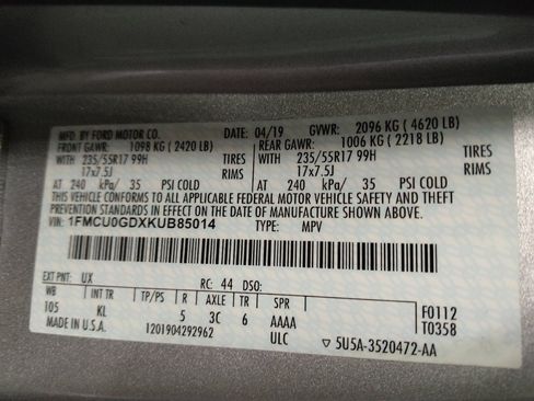 Used 2019 Ford Escape SE FWD image 33