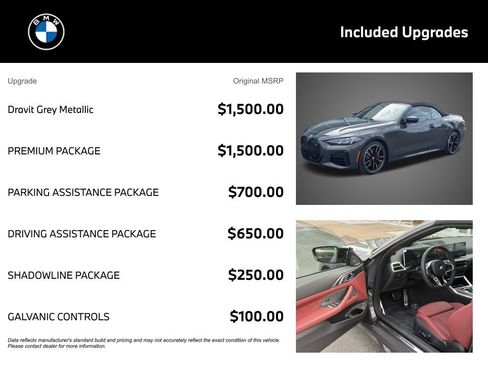 New 2026 BMW 440i xDrive Convertible w/ Premium Package AWD/4WD image 4