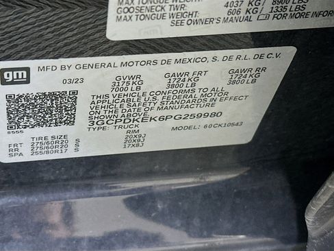 Used 2023 Chevrolet Silverado 1500 LT AWD/4WD image 12