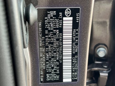 Certified 2020 Toyota Avalon Limited image 37