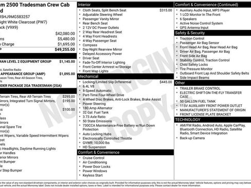 Used 2021 RAM 2500 Tradesman image 32