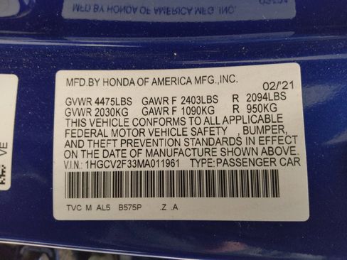 Used 2021 Honda Accord Sport image 33