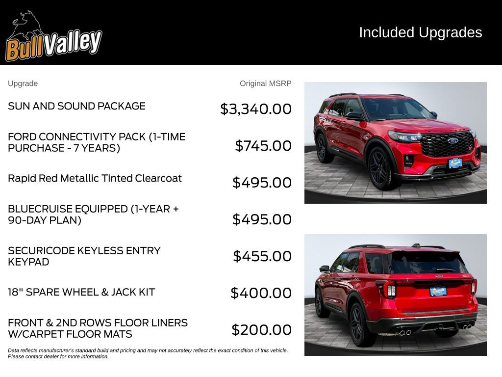 New 2026 Ford Explorer ST w/ Sun And Sound Package AWD/4WD image 9