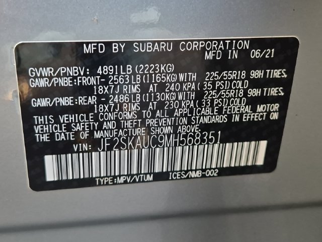 Used 2021 Subaru Forester Limited AWD/4WD image 24