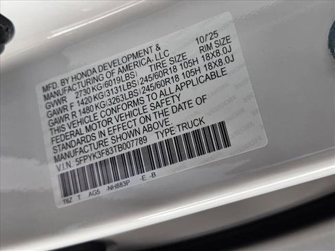New 2026 Honda Ridgeline Black Edition image 18