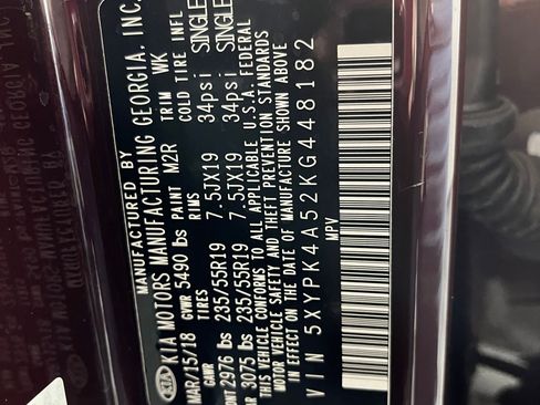 Used 2019 Kia Sorento SX image 17